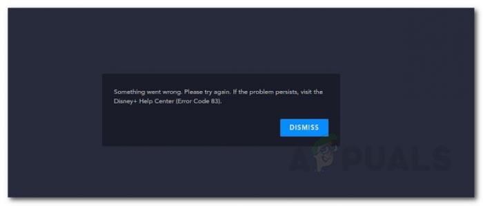erro 83 disney plus