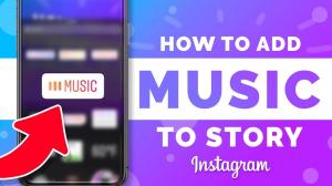 Hur man lägger till musik i Instagram Story